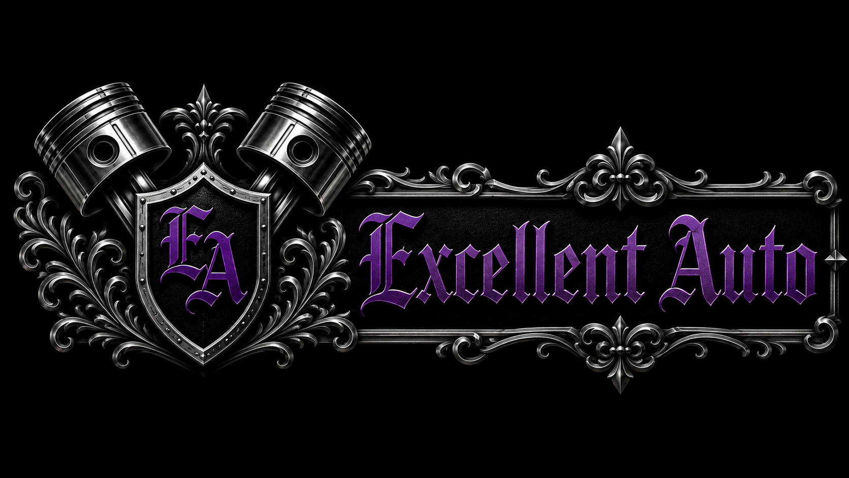 Excellent Auto crest and wordmark.